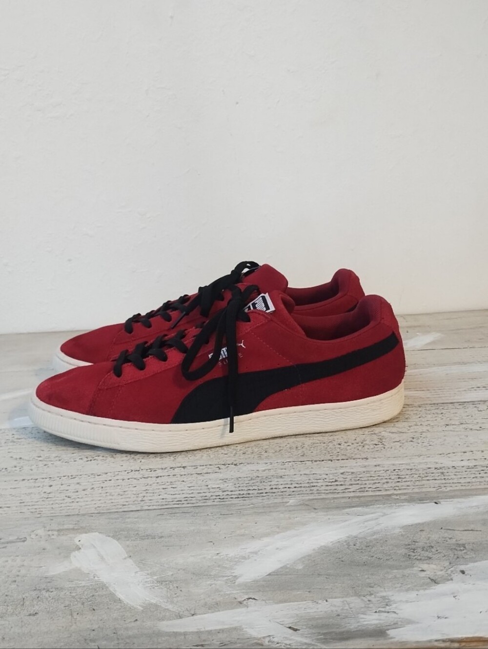 Puma Red classic Fashion Sneakers suede men's USA 11/ (UK men's size 10)